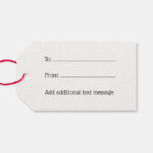 Heraldic Heart met Wings Coat of Arms Crest Cadeaulabel (Achterkant Horizontaal)