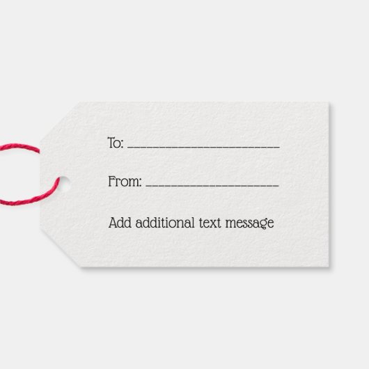 Heraldic Heart met Wings Coat of Arms Crest Cadeaulabel (Achterkant Horizontaal)