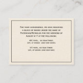 Heraldic Heart met Wings Coat of Arms Crest Visitekaartje (Achterkant)