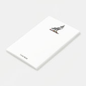 Heraldic Hunting Falcon Wearing Hood C Post-it® Notes (Schuin)