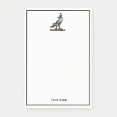 Heraldic Hunting Falcon Wearing Hood C Post-it® Notes (Voorkant)
