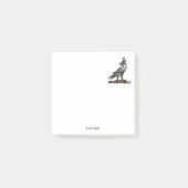 Heraldic Hunting Falcon Wearing Hood C Post-it® Notes (Voorkant)