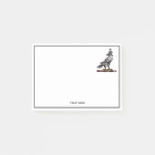 Heraldic Hunting Falcon Wearing Hood C Post-it® Notes (Voorkant)