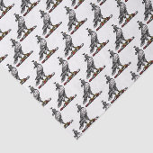 Heraldic Hunting Falcon Wearing Hood C Tissuepapier (Detail)