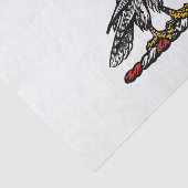 Heraldic Hunting Falcon Wearing Hood C Tissuepapier (Detail)