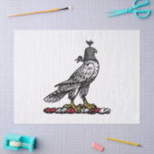 Heraldic Hunting Falcon Wearing Hood C Tissuepapier (Craft)