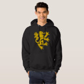 Heraldic Lion 01 - Amber Hoodie (Voorkant volledig)