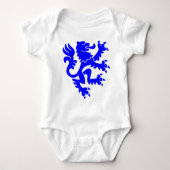 Heraldic Lion 01 - Blue Romper (Voorkant)