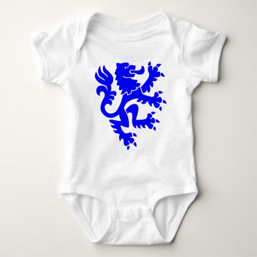 Heraldic Lion 01 - Blue Romper (Voorkant)