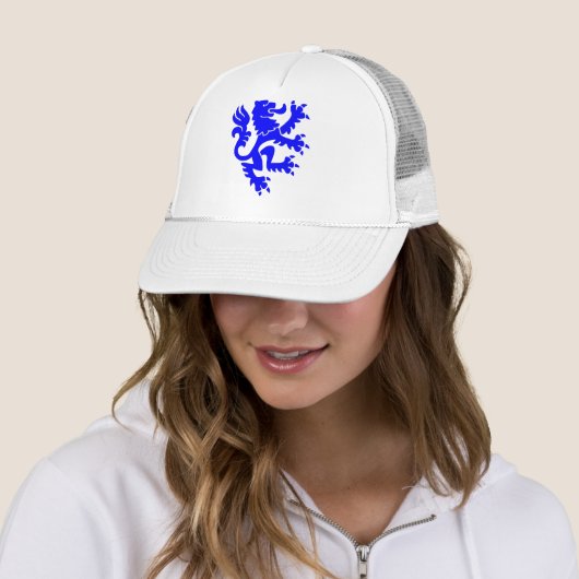 Heraldic Lion 01 - Blue Trucker Pet (In situ)