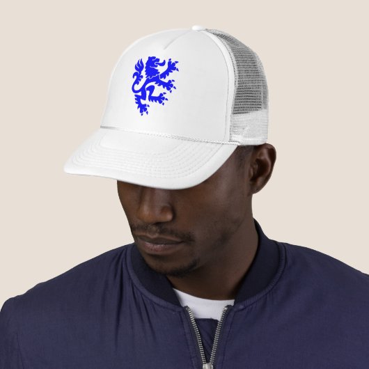 Heraldic Lion 01 - Blue Trucker Pet (In situ)