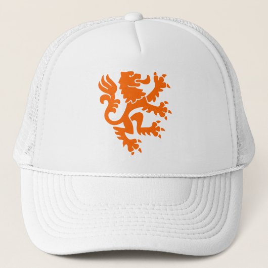 Heraldic Lion 01 - Oranje Trucker Pet (Voorkant)