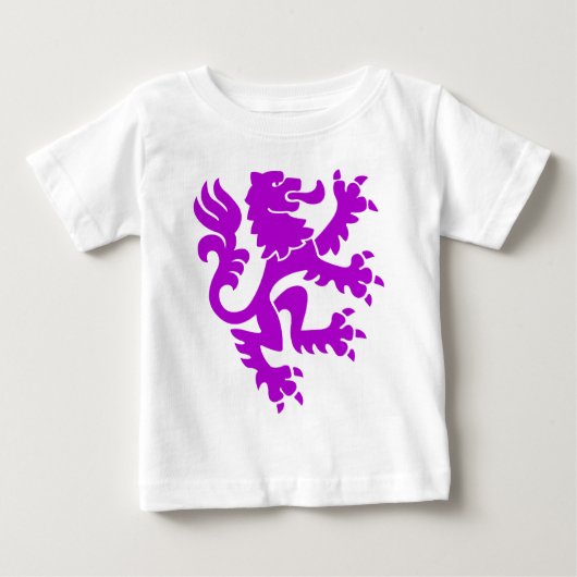 Heraldic Lion 01 - Paars (Voorkant)