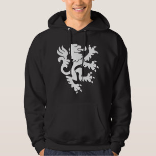 Heraldic Lion 01 - White Hoodie