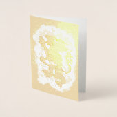 Heraldic Lion Folie Kaarten (Voorkant)