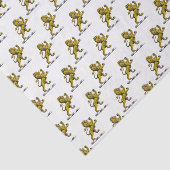 Heraldic Lion Standing Crest Emblem C Tissuepapier (Detail)