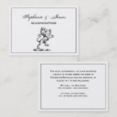 Heraldic Lion Standing Crest Emblem Visitekaartje (Voorkant / Achterkant)