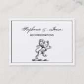 Heraldic Lion Standing Crest Emblem Visitekaartje (Voorkant)