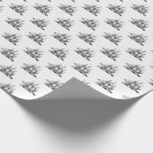 Heraldic  Nautical Clipper Ship Crest Cadeaupapier (Hoek)