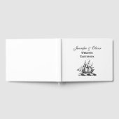 Heraldic  Nautical Clipper Ship Crest Gastenboek (Volledig)