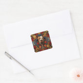 Heraldic Pitbull " Pittie " Sticker (Envelop)