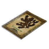 Heraldic Rampant Lion Custom Notitieboek (Linkerzijde)