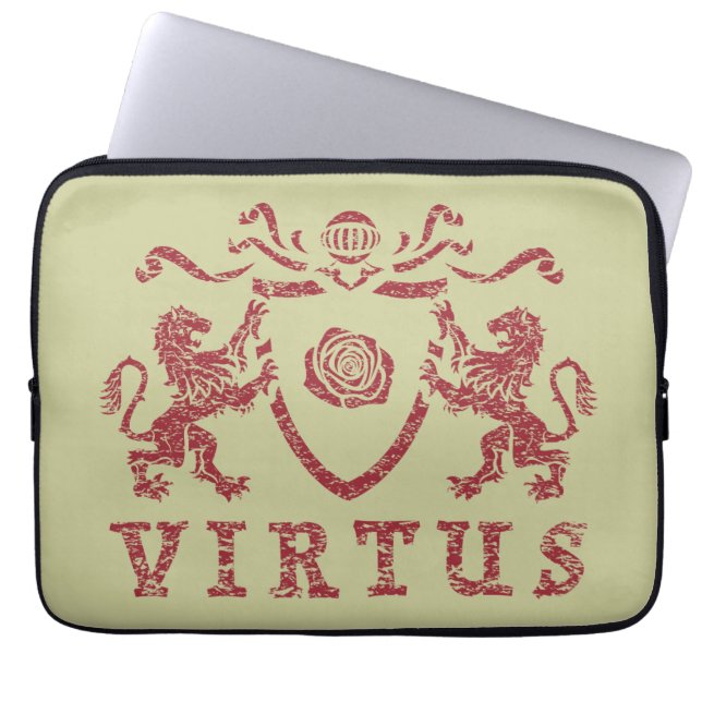 Heraldic Roos Neopree 13-inch laptophoes Laptop Sleeve (Voorkant)