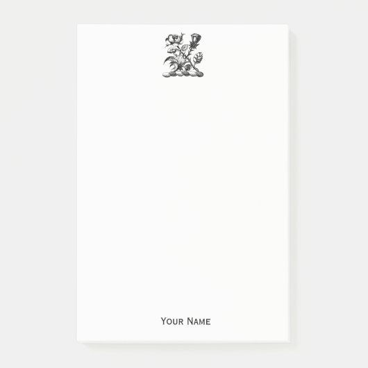 Heraldic Roos & Thistle Coat of Arms Crest Emblem Post-it® Notes (Voorkant)