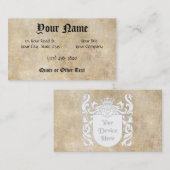  Heraldic Shield Visitekaartje (Voorkant / Achterkant)