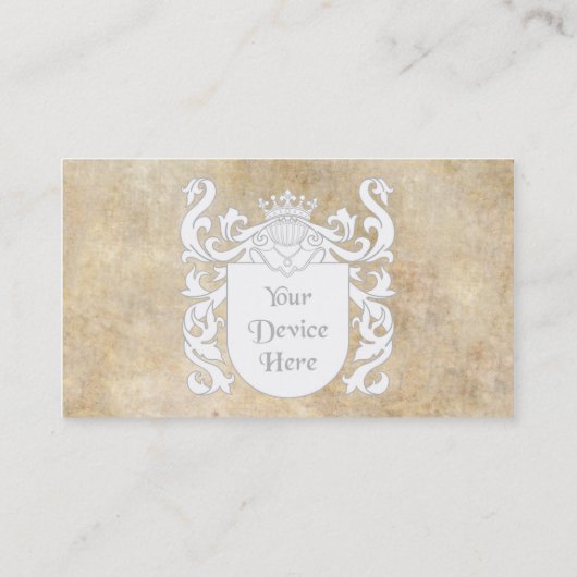  Heraldic Shield Visitekaartje (Achterkant)