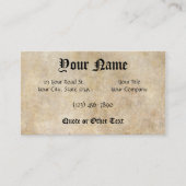  Heraldic Shield Visitekaartje (Voorkant)