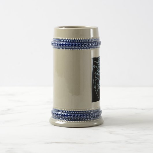 Heraldic Style Unicorn Stein Bierpul (Center)