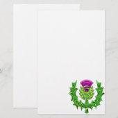 Heraldic Thistle Briefpapier (Voorkant / Achterkant)