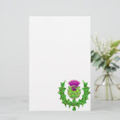 Heraldic Thistle Briefpapier (Staand voorkant)