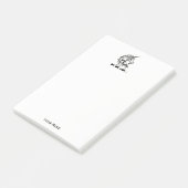 Heraldic Unicorn Head Coat of Arms Emblem Post-it® Notes (Schuin)