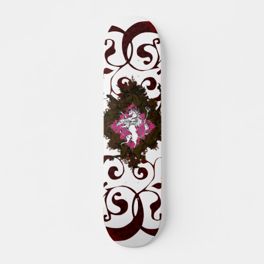 Heraldic Unicorn Skateboard (Voorkant)