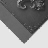 Heraldiek: Fleur-de-lis. Leliebloem. Tissuepapier (Detail)