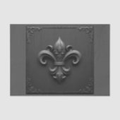 Heraldiek: Fleur-de-lis. Leliebloem. Tissuepapier (Voorkant)