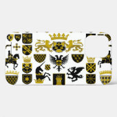 Heraldiek kuifjes, symbolische design. Case-Mate iPhone case (Achterkant (horizontaal))