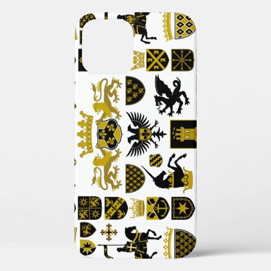 Heraldiek kuifjes, symbolische design. Case-Mate iPhone case (Achterkant)