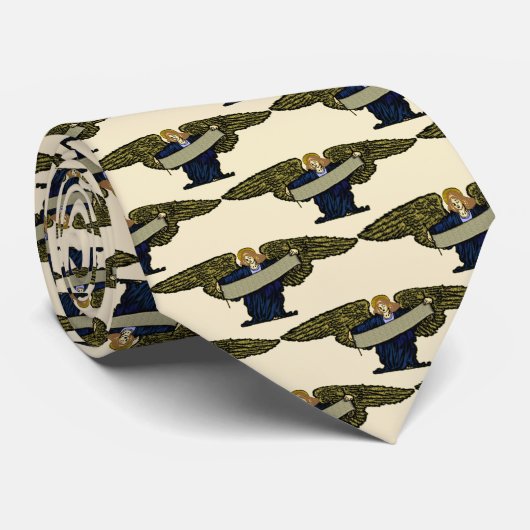 Heralding Angel met Scroll Stropdas (Opgerold)