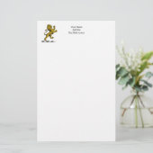 Heraldisch Leeuw Staand Kuif Embleem C Briefpapier (Staand voorkant)