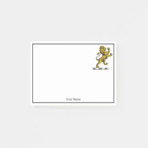 Heraldisch Leeuw Staand Kuif Embleem C Post-it® Notes