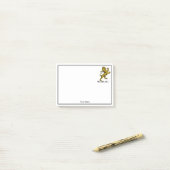 Heraldisch Leeuw Staand Kuif Embleem C Post-it® Notes (Op bureau)