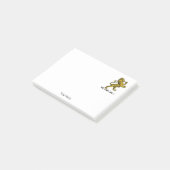 Heraldisch Leeuw Staand Kuif Embleem C Post-it® Notes (Schuin)