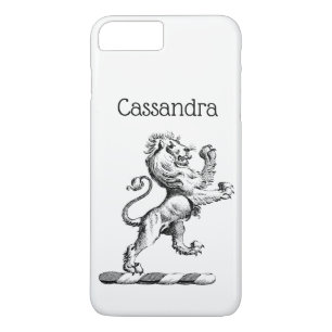 Heraldisch Leeuw Staand Kuif Embleem Case-Mate iPhone Case