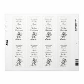Heraldisch Leeuw Staand Kuif Embleem Etiket (Full Sheet)