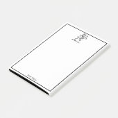 Heraldisch Leeuw Staand Kuif Embleem Post-it® Notes (Schuin)