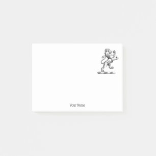 Heraldisch Leeuw Staand Kuif Embleem Post-it® Notes