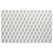 Heraldisch Leeuw Staand Kuif Embleem Stof (Fat Quarter)